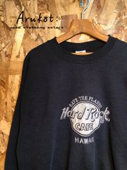 Hard Rock CAFE/ハードロックカフェ ヴィンテージスウェット USA製 ハワイ