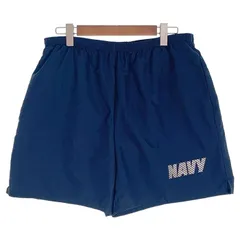 U.S.Navy new balance ニューバランス トレーニングショーツ ショートパンツ ネイビー リフレクタープリント USA製 Size XL