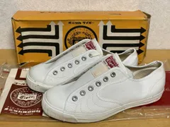4 未使用品 60s 70s Onitsuka Tiger オニツカタイガー テニスシューズ ゴールドタイガー キャンバス スニーカー 23.5cm デッド