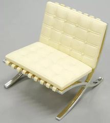 kk free様専用』 バルセロナチェアー×オットマン ホワイト - メルカリ