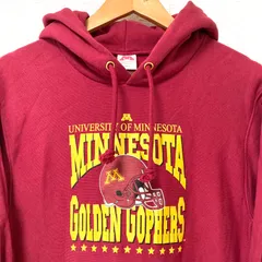(^w^)b  GU ジーユー UNIVERSITY OF MINNESOTA GOLDEN GOPHERS ミネソタ スウェット パーカー フーディー カレッジ 大学 アメフト アメカジ  ゆったりプルオーバー 上着 ボルドー メンズ 男女兼用 サイズS
