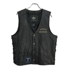 ◇Harley-Davidson レザーベスト ヴィンテージ加工 M 5022 - メルカリ