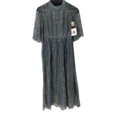 ユーズドフルギ USED古着 S/S レースロングワンピース レディース 表記