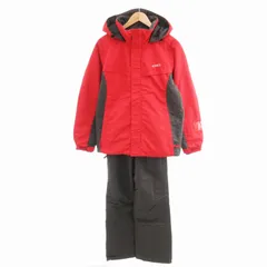 イグニオ IGNIO セットアップ ジャケット パンツ スキーウェア ウインタースポーツ グレー 赤 レッド /HO□ 0411