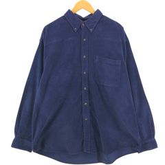 古着 00年代 エディーバウアー Eddie Bauer 長袖 ボタンダウン コーデュロイシャツ メンズXL相当/eaa544364