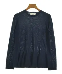 極美品 モラビト MORABITO ラメコットン素材ニット ロゴ刻印プレート