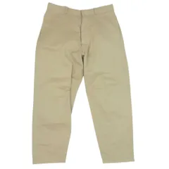 YAECA ヤエカ パンツ 11612 チノ ワイド テーパード パンツ カーキ系 30【中古】のサムネイル