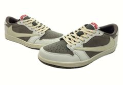 ナイキ NIKE 22年製 × TRAVIS SCOTT トラヴィス スコット AIR JORDAN 1 LOW REVERSE MOCHA エア ジョーダン ロー リバース モカ メンズ靴 スニーカー ブラウン 28.5cm 104-shoes457