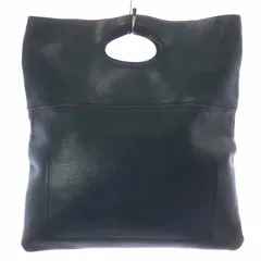 シップス SHIPS AMIACALVA ハンドバッグ クラッチバッグ レザー 緑 グリーン /AT2のサムネイル