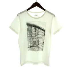 イサムカタヤマバックラッシュ ISAMU KATAYAMA BACKLASH Tシャツ カットソー 半袖 クルーネック プリント S 白 ホワイト グレー 黒 ブラック /NW10のサムネイル