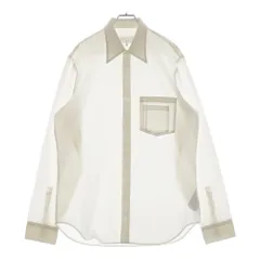 Maison Margiela (メゾンマルジェラ) 18SS Pocket Stitch Shirt S50DL0334 S43001 ポケット ステッチ 長袖シャツ ホワイトのサムネイル