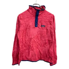Patagonia フリース ロングTシャツ Mサイズ パタゴニア レディース スナップボタン ピンク 古着卸 アメリカ仕入 t2411-3618