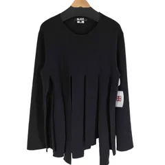 ブラックコムデギャルソン BLACK COMME des GARCONS 19aw  短冊カット ウールニット メンズ JPN：L のサムネイル
