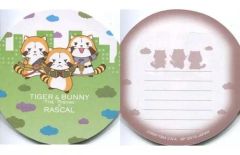 [중고] 노트·메모장 4. 집합(배경:녹색) 귀여워 메모 쿤 캐릭터 이라스토레-쇼즈 [이치바쿠지 TIGER & BUNNY-The Rising-×RASCAL ~오리온자리의 콘서트~] N상
