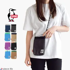 CHUMS チャムス iPhoneケース スマホケース ショルダーポーチ ロープショルダーポーチスウェットナイロン スウェット 撥水 防汚性 サブバッグ カジュアル アウトドア CH60-3617