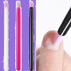 【在庫処分】サンディング セラミックプッシャー 細部 甘皮処理用キューティクルプッシャー 甘皮処理 ペンタイプ ネイル甘皮ケアツール 使いやすい 3本セット 持ち運び便利 ストーンプッシャー (3色セット) Forahome
