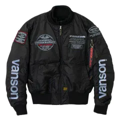 【リュウさん専用】VANSON【バンソン人気のオールブラック/イエローレター38 リュウさん専用】VANSON【バンソン人気のオールブラック/イエロー