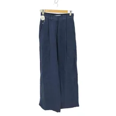 ザラ ZARA ストレートハイウエストリネンパンツ レディース  XS