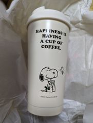 ステンレスToGoロゴタンブラー PEANUTS オフホワイト 473ml