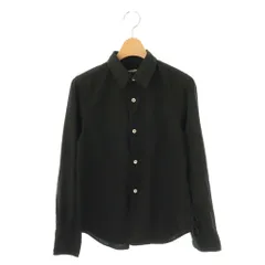 【美品】COMME des GARÇONS ブラック リボン付きシャツ S COMME des GARCONS - コムデギャルソンブラウス リボン シャツの