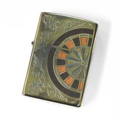 Zippo ジッポーライター アンティーク ダーツ 1201S415 ブラス 真鍮