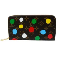【未使用品】ルイ・ヴィトン　LOUIS VUITTONｘYAYOI　KUSAMA　LVxYK 草間彌生　クサマヤヨイ　モノグラム　ドット　長財布　ジッピーウォレット