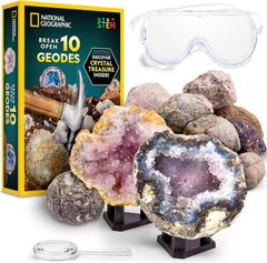 [ナショナルジオグラフィック]National Geographic Break Open 10 Geodes and Explore Crystals Science Kit NGGEO10