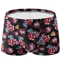 ボクサー パンツ 男性下着 メンズ  メンズ下着 セクシー プリント ツルツル 速乾 かっこいい おしゃれ  シンプル 快適 柄物 スポーツ 大きいサイズ ms-014