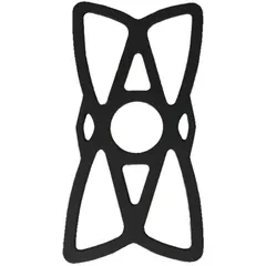 Kaedear (カエディア) バイク スマホホルダー 専用 セーフティーバンド ラバーバンド スマホ 固定 落下防止 3枚セット センターホールタイプ KDR-SFB-C 0