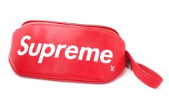 良品 ルイヴィトン×シュプリーム LOUIS VUITTON×Supremeバムバッグ