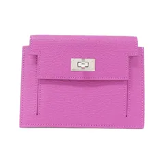 (エルメス)セレステ☆ケリーポケット☆コンパクト財布 HERMES エルメス コインケース Kelly Pocket Compact ケリー