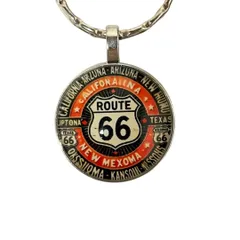 ◇キーホルダー ルート66 Route66 アメリカン雑貨 おしゃれ 1
