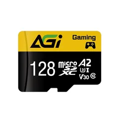 AGI microSDカード 128GB UHS-I Class10 U3 Nintendo Switch 動作確認済 最大転送速度98MB/秒 A2 V30 Full HD microSDXC TF138