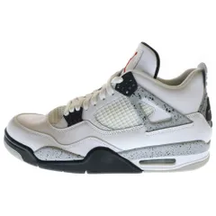 NIKE (ナイキ) 【観賞用 2015年製】 AIR JORDAN 4 RETRO OG WHITE CEMENT エアジョーダン 4 レトロ ホワイトセメント ハイカットスニーカー US10/28cm 840606-192