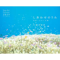 カレンダー2025 しあわせのうみ 世界一きれいな海（月めくり/壁掛け） (ヤマケイカレンダー2025)