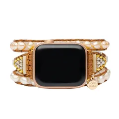 ケープディアブロ CAPE DIABLO アップルウォッチ ストラップ CDAW0026S/41 wwcd00033l グレイスフルパールフレッシュウォーター 3連 ブレスレット Sサイズ ミックスカラー