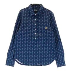 サイズ：0 PEARLY GATES パーリーゲイツ  長袖ポロシャツ 総柄 ネイビー系 [240101285990]# ゴルフウェア レディース ストスト