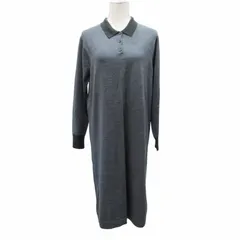 ユニクロ UNIQLO ×J.W.ANDERSON JWアンダーソン コラボ メリノブレンドポロワンピース ニット 291-452130 グレー L