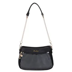 [HARGIO] 痛バッグ ショルダー 痛バ 小さめ 痛バック 大人 推し活バッグ いたばっく ミニ いたば ショルダーバッグ ハンドバッグ 黒 白 ブラック ホワイト レザー調 おしゃれ かわいい 推し活 トレンド 人気 (ブラック) [ブラック]