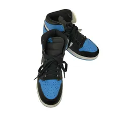 ジョーダンブランド JORDAN BRAND AIR JORDAN 1 RETRO HIGH OG GS UNIVERSITY BLUE BLACK WHITE レディース JPN：23.5 
