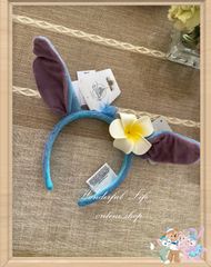 SALE【即納在庫】スティッチ カチューシャ ディズニー 上海ディズニー公式グッズ Wonderful Life shop 海外限定 上海ディズニーランド  リロ＆スティッチ  ハワイアンステッチ カチューシャ  オハナ フラダンス