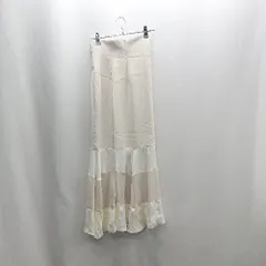 ◇ Θ COCODEAL ココディール ロング タイト スカート サイズ1 アイボリー系 レディース E  【1501230017473】