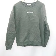 ◇ KANGOL カンゴール 長袖 パーカー サイズＭ ブラック レディース E  【1408060023691】