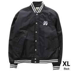 MOON EYES ブラックナイロンジャケット Lサイズ　ムーンアイズ MOON EYES ブラックナイロンジャケット Lサイズ ムーンアイズ