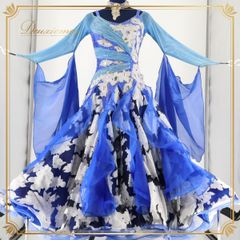 【美品タグ付き 日本製社交ダンス衣装】 レッド系 赤 スカート レッスン パーティー ラインストーン 無地 派手 シンプル 美品 社交ダンス衣装】 レッド系 赤 トップス レッスン