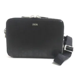 未使用品▼定価286000円 DIOR ディオールオム 2ESBC119VPD オブリーク ギャラクシー シルバーロゴ金具 レザーポーチ/ショルダーバッグ 黒のサムネイル
