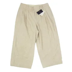 EDIFICE エディフィス 24-030-300-6080 THICKCORDUROY WIDE PT ワイド コーデュロイパンツ ベージュ系 3【極上美品】【中古】のサムネイル