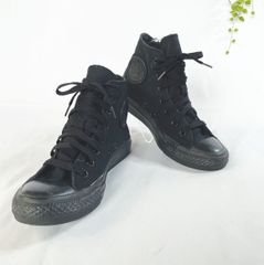 ✱CONVERSE（コンバース）✱All Star オールスター　ハイカット オールブラック（SIZE:24.0㎝）