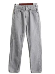 【お得なクーポン配布中!】 先染め 80s USA製 リーバイス 501 グレー デニム パンツ 30 32