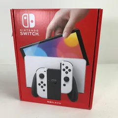 【中古美品】 未使用品 Nintendo Switch(有機ELモデル) Joy-Con(L) (R) ホワイト 任天堂 スイッチ 本体 【034-250514-nm-16-fuz】